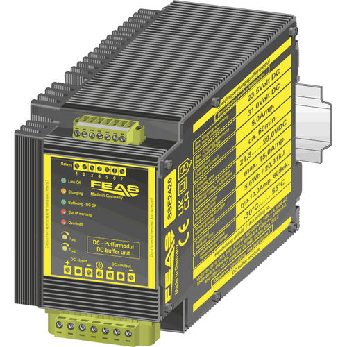 Ondulador UPS con supercondensador - SSE2420 - FEAS GmbH - paralelo / 24 Vcc / compacto