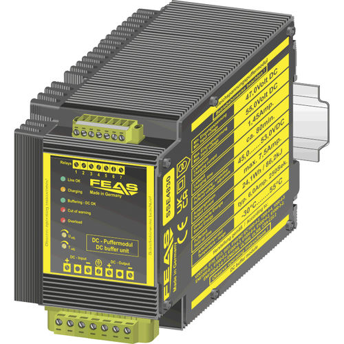 Ondulador UPS con supercondensador - SSE4830 - FEAS GmbH - paralelo / 48 V CC / compacto