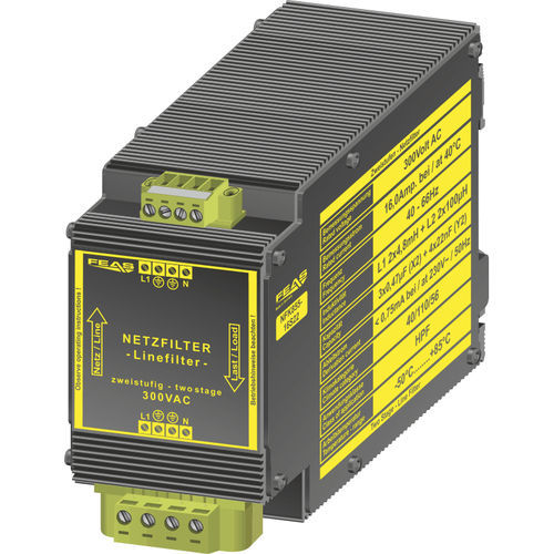 Filtro electrónico paso banda - NFK855-16S22 - FEAS GmbH - pasivo / monofásico / para la supresión de interferencias de radio