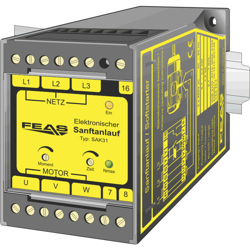Arrancador progresivo de motor - SAK31 - FEAS GmbH - con semiconductor / electrónico / AC