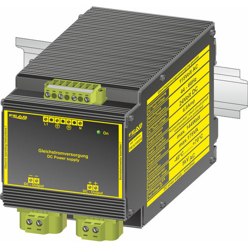 Alimentación eléctrica no regulada - PS1U16024 - FEAS GmbH - en riel DIN / AC/DC / de salida simple