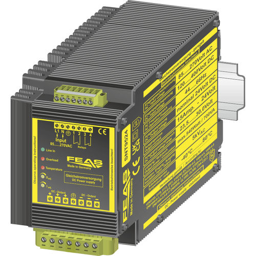 Alimentación eléctrica conmutada - SNT9524 - FEAS GmbH - en riel DIN / AC/DC / con protección contra cortocircuitos