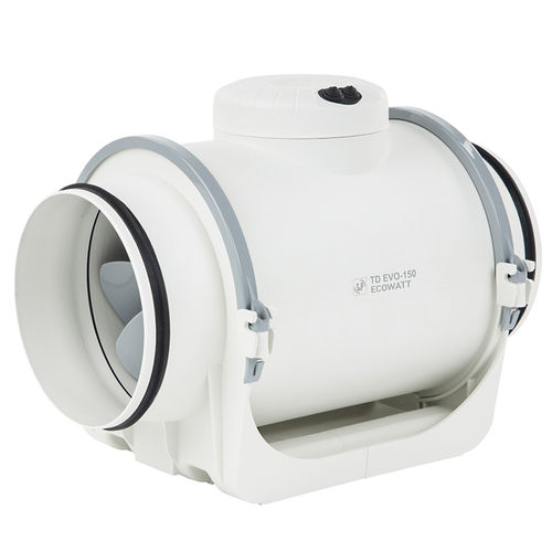 Ventilador canalizable - TD-EVO ECOWATT Series - Soler & Palau - IP44 / de caudal mixto / de circulación de aire