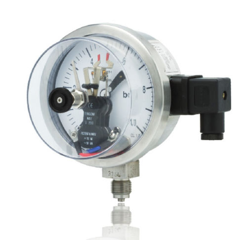 Manómetro de esfera - TMP 501 - Trafag AG sensors & controls - de acero inoxidable / de tubo Bourdon de líquido / con contacto eléctrico