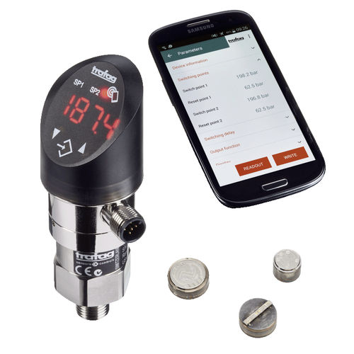 Presostato de capa fina - DPS 8381 - Trafag AG sensors & controls - relativo / para líquido / reforzado