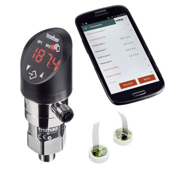 Presostato de capa fina - DPC 8380 - Trafag AG sensors & controls - relativo / para líquido / de acero inoxidable