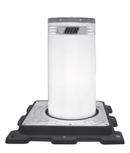 Bolardo retráctil automático - T 275 A - RIB - manual / para áreas peatonales