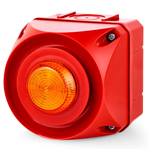 Sirena con avisador luminoso de LED - ADS-P - Auer Signal GmbH - piezo / IP65