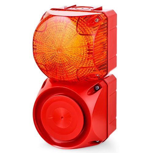 Sirena con avisador luminoso de LED - ASS-P + QDS/QFS - Auer Signal GmbH - piezo / IP66