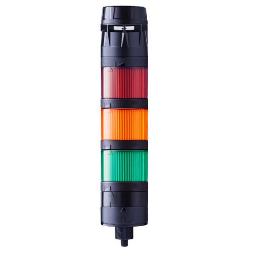 Columna de señalización LED - PC7 IO-LINK - Auer Signal GmbH - de flash intermitente / permanente / IP66