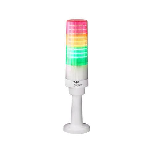 Columna de señalización LED - MT60 series - Auer Signal GmbH - de flash intermitente / de 3 colores / IP66
