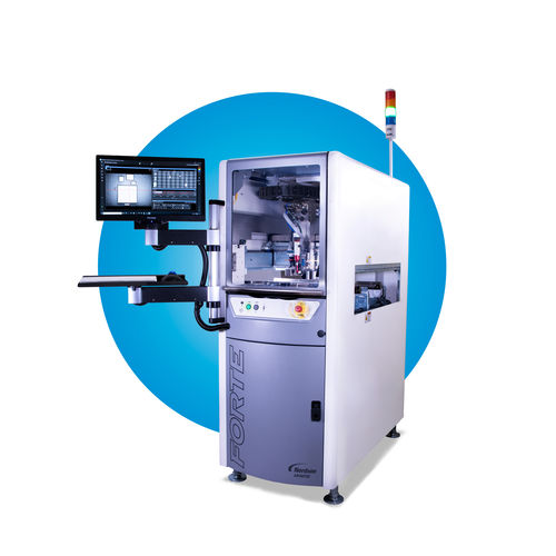 Sistema de dosificación para revestimiento - Forte™ series - Nordson ASYMTEK - para la industria electrónica / programable / de alta precisión