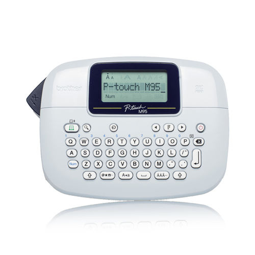 Máquina de etiquetado compacta - PT-M95 - Brother UK Ltd - de 1 línea / de 2 líneas / portátil