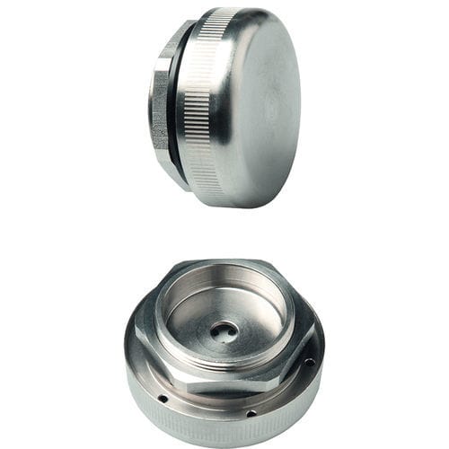 Dispositivo compensador de presión de aluminio - DA 284 - STEGO - de acero inoxidable / de NBR