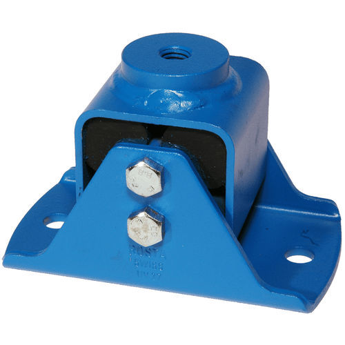 Soporte antivibratorio rectangular - V  - ROSTA - de acero