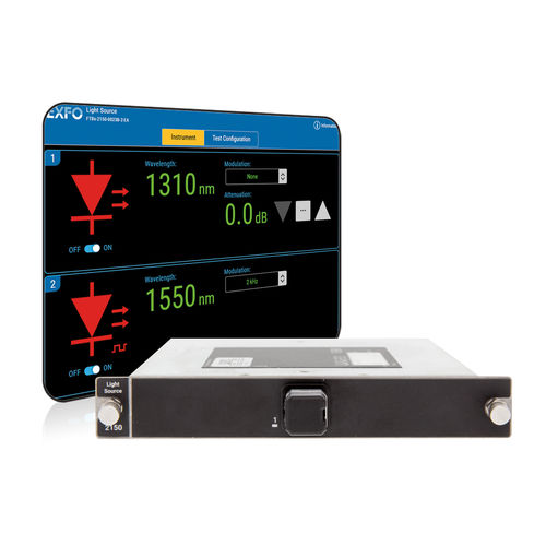 Fuente luminosa láser - FTBx-2150 - EXFO - visible / para fibra óptica