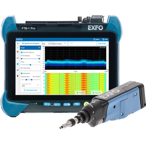 Analizador de espectros - 5GPro - EXFO - portátil