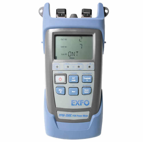 Dispositivo de medición de potencia óptico - PPM-350C - EXFO - digital / portátil / para fibra óptica