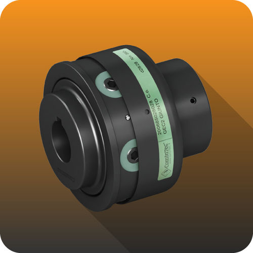 Acoplamiento flexible - GEC Series - ComInTec - compacto / con brida