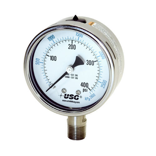 Manómetro absoluto - 1550 - AMETEK Pressure - relativo / de esfera / roscado