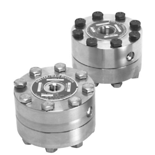 Separador de membrana con a fijación por brida - T series - AMETEK Pressure - con racor roscado / para manómetro / de proceso