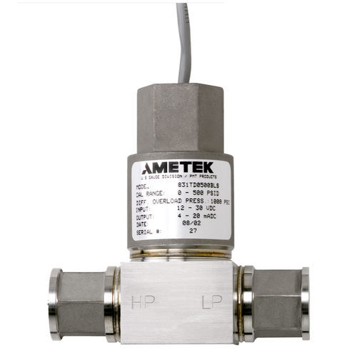 Transmisor de presión diferencial - 831 - AMETEK Pressure - 4-20 mA / 1-5 V / 5 V CC