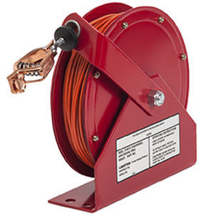 Enrollador de cable de toma de tierra - ML3416 series - AMETEK Hunter Spring - retráctil / para uso intensivo / fijo