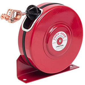 Enrollador de cable de toma de tierra - 800-100R - AMETEK Hunter Spring - retráctil / para uso intensivo / fijo