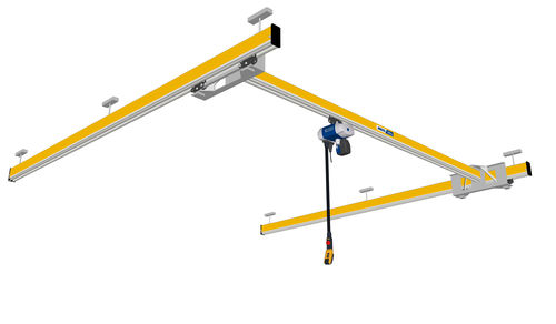 Puente grúa monorriel - EHB-X - ABUS Kransysteme GmbH - suspendida