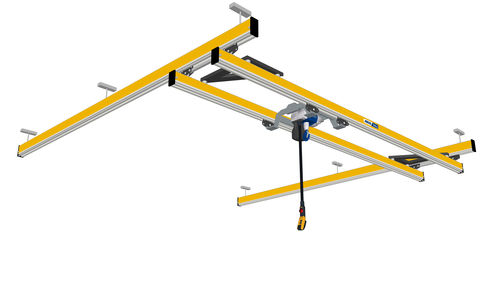 Puente grúa de riel doble - ZHB - ABUS Kransysteme GmbH - suspendida
