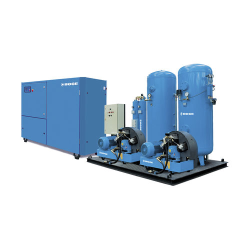 Grupo compresor de aire - FLEXPET - BOGE - de tornillo / sin aceite