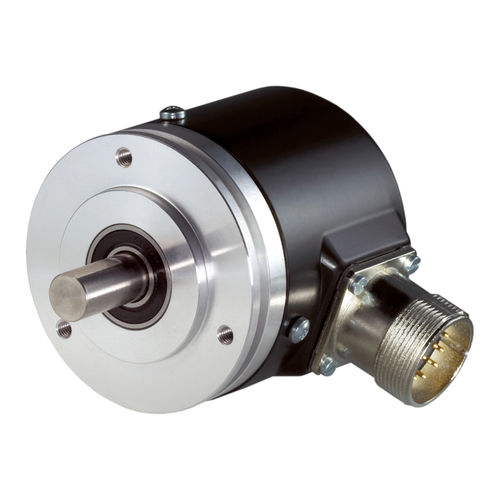 Encoder rotativo absoluto - AS580 - W+S Meßsysteme GmbH - 16 bits / de eje hueco / monovuelta
