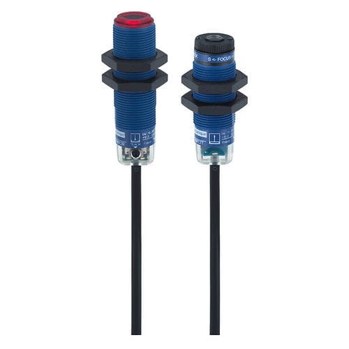 Sensor fotoeléctrico de tipo barrera - XUBLANCNL2 - Telemecanique Sensors - cilíndrico / láser