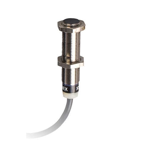 Sensor de proximidad inductivo - XS1M12AB120EX - Telemecanique Sensors - cilíndrico / M12 / analógico