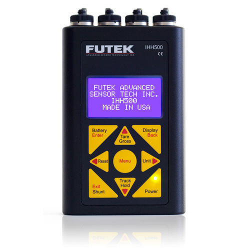 Indicador de proceso - IHH500 series - FUTEK Advanced Sensor Technology, Inc. - de tensión / de presión / de carga