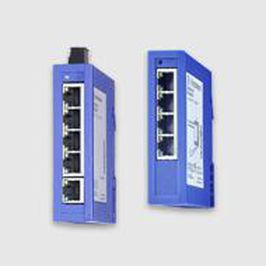 Conmutador Ethernet administrable - GECKO series - HIRSCHMANN - 5 puertos / en riel DIN / rápido