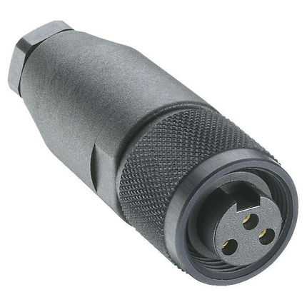 Conector de alimentación eléctrica - HIRSCHMANN - circular / hembra / macho