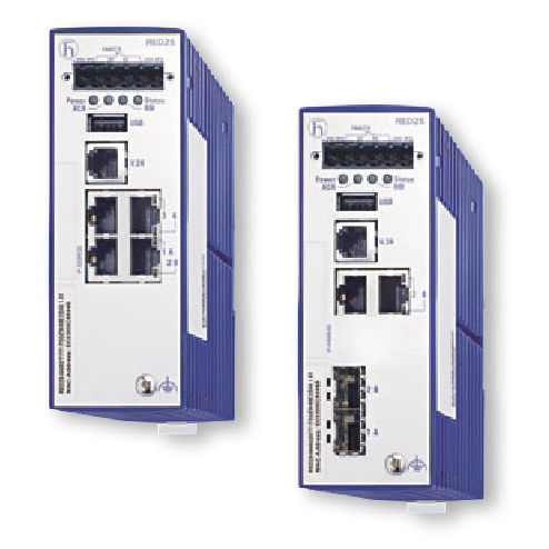 Conmutador Ethernet 2 puertos - RED25 - HIRSCHMANN - 4 puertos / redundante / industrial