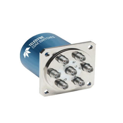 Interruptor 4 polos - CCR-38U ​ - Teledyne Relays - 6 polos / radiofrecuencia / RF