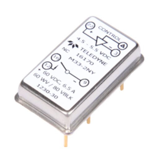 Relé estático DC - M33 series - Teledyne Relays - DIP / tipo slim / para circuito impreso
