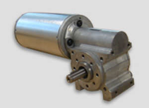 Motorreductor DC - Merkle-Korff - con imán permanente / de tornillo sin fin / angular