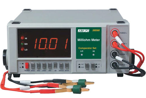 Millióhmetro digital - 380562  - Extech - de sobremesa / 4 hilos