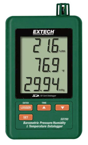 Registrador de datos de temperatura - SD700   - Extech - de presión / con pantalla LCD / programable
