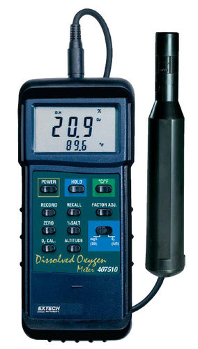 Aparato de medición de oxígeno disuelto - 407510   - Extech - portátil