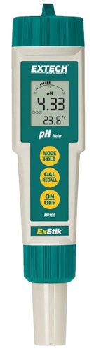 PHmetro portátil - PH100   - Extech - de proceso / con pantalla LCD / con termómetro