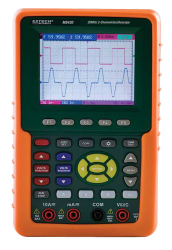 Osciloscopio digital - MS420 - Extech - portátil / multivía