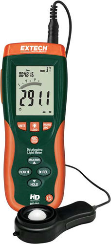 Luxómetro digital - HD450 - Extech - con registrador de datos