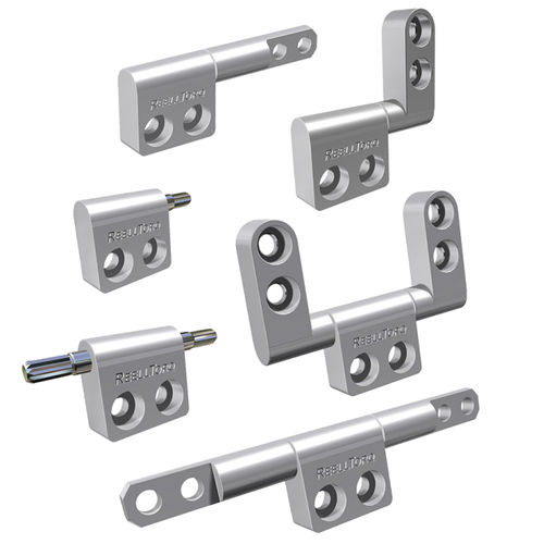 Bisagra de fricción - RT series - RPM - de zinc moldeado a presión / atornillable / 220°