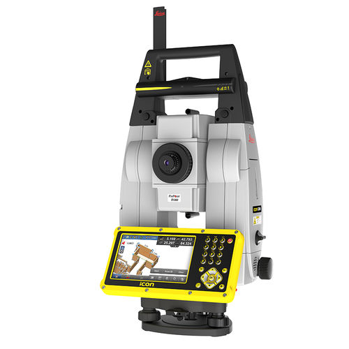 Estación total con prisma - iCON iCR80 - Leica Geosystems - robotizada / flexible