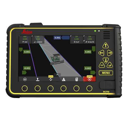 Sistema de control de superficie - iCON pave asphalt - Leica Geosystems - de nivelación / para pavimentadora de asfalto / 3D